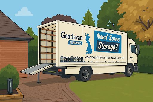 Gentlevan Removals lorry illustration