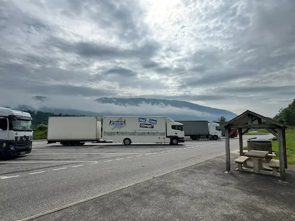 Gentlevan Removals Scania lorry — UK to Spain and Europe removals