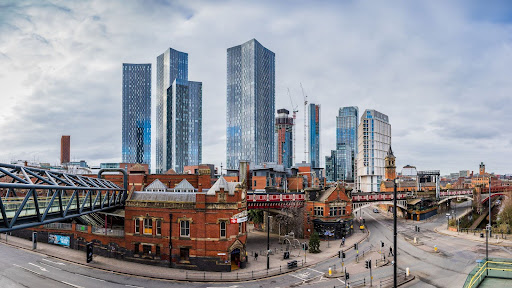 Manchester Deansgate panorama