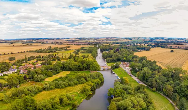 Oxfordshire countryside near Oxford