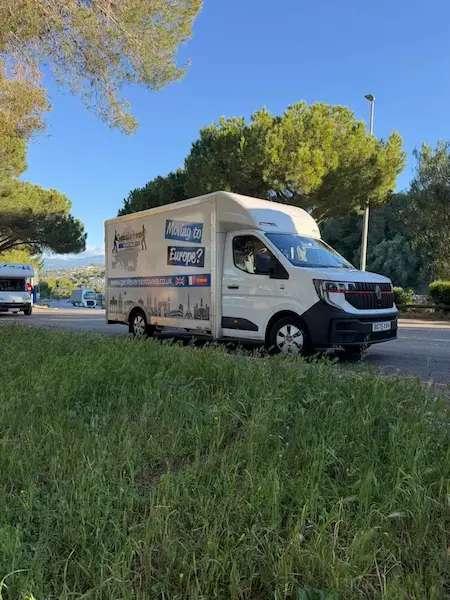Gentlevan Removals loading furniture in Oxfordshire