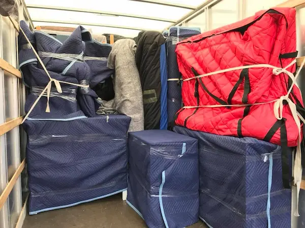 Quilted blankets and protective packaging