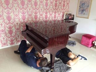 grand piano move in Leamington Spa