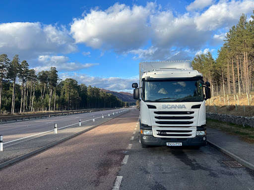 On the road back from Scotland